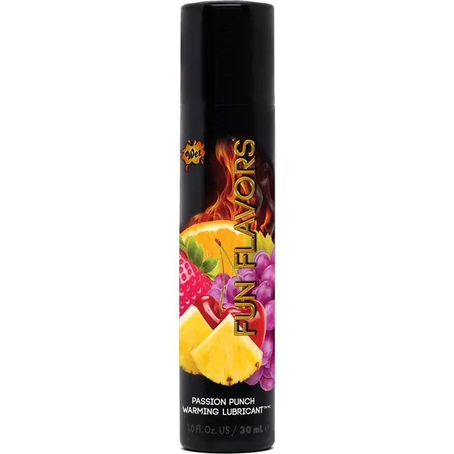 Разогревающий лубрикант Fun Flavors 4-in-1 Passion Punch с ароматом фруктов - 30 мл - Wet Fun Flavors 4-in-1