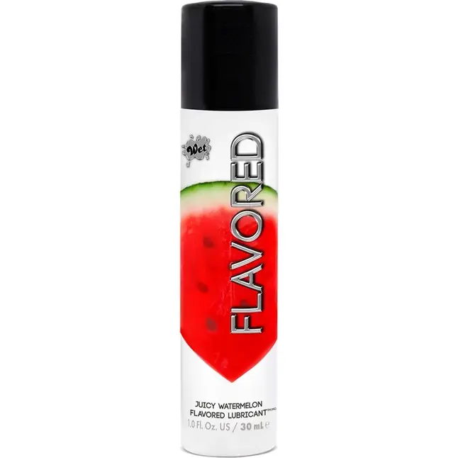 Лубрикант Wet Flavored Juicy Watermelon с ароматом арбуза - 30 мл - Wet Flavored