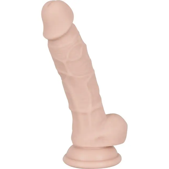 Телесный фаллоимитатор на присоске Silicone Dildo - 18 см - You2Toys