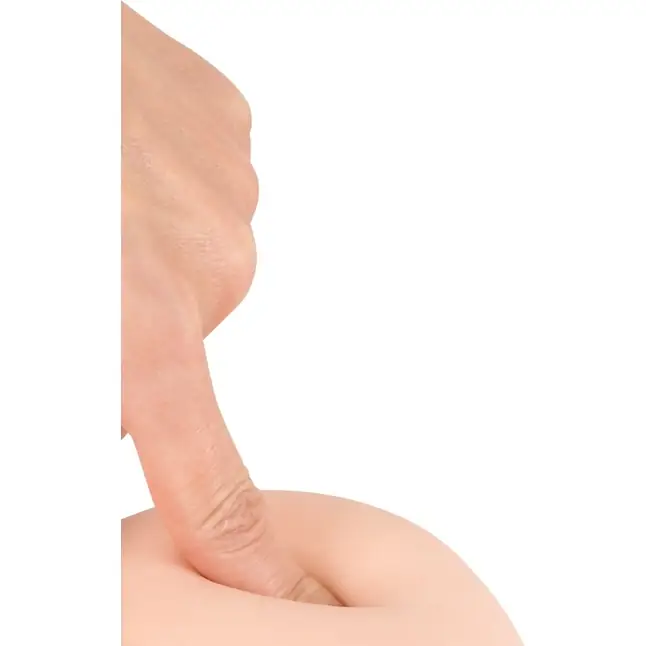 Телесный реалистичный фаллоимитатор на присоске - 17 см - Nature Skin. Фотография 7.