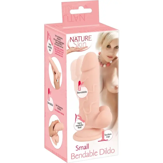 Телесный реалистичный фаллоимитатор на присоске - 17 см - Nature Skin. Фотография 8.