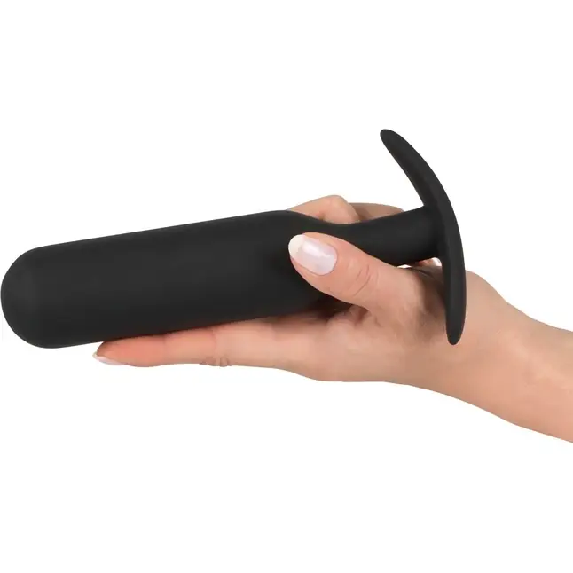 Черная утяжеленная анальная пробка Anal Trainer Medium - 18 см - You2Toys. Фотография 3.
