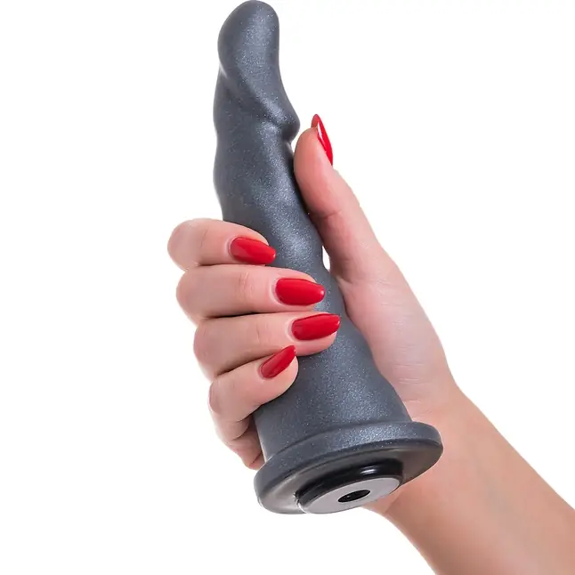 Черная насадка для страпона Axel - 17,5 см - RealStick Strap-On. Фотография 4.