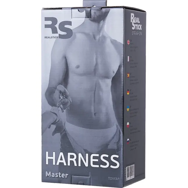 Черные трусики для страпона Master - RealStick Strap-On. Фотография 13.
