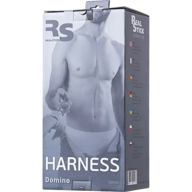 Черные трусики для страпона Domino - RealStick Strap-On. Фотография 10.