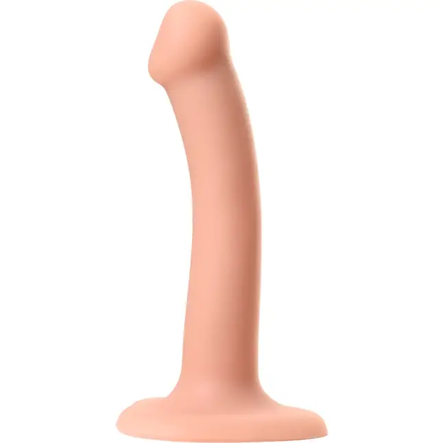 Телесный фаллос на присоске Silicone Bendable Dildo S - 17 см. Фотография 2.
