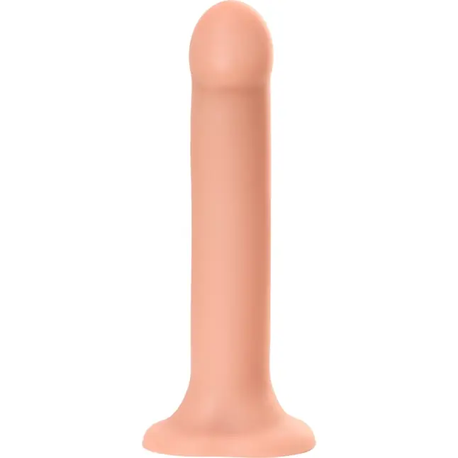 Телесный фаллос на присоске Silicone Bendable Dildo XL - 20 см