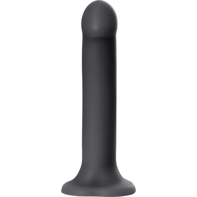 Черный фаллос на присоске Silicone Bendable Dildo XL - 20 см