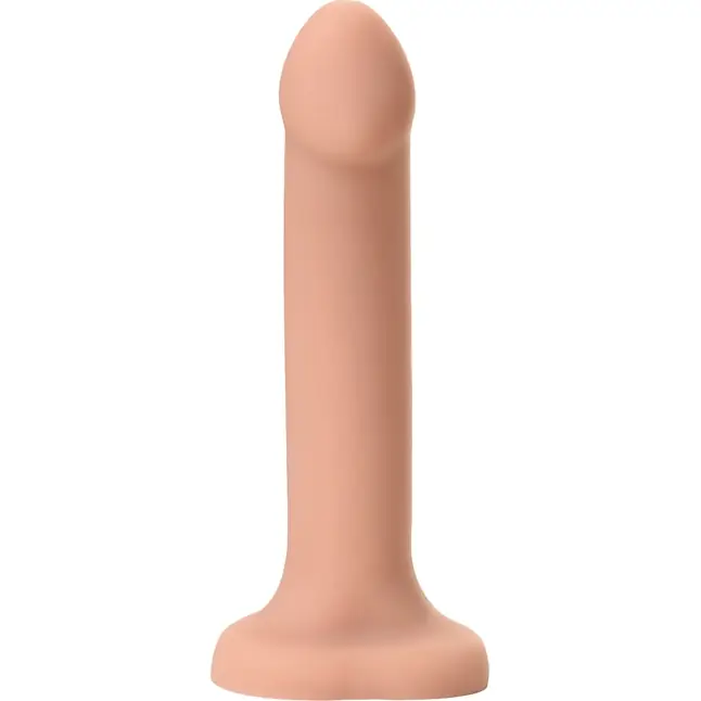 Телесный фаллос с имитацией эякуляции Silicon Cum Dildo L - 19,6 см. Фотография 8.