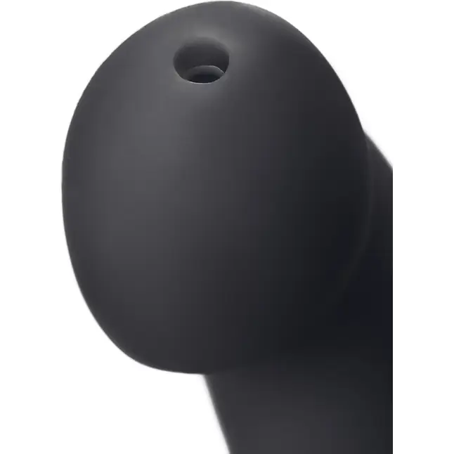 Черный фаллос с имитацией эякуляции Silicon Cum Dildo L - 19,6 см. Фотография 12.
