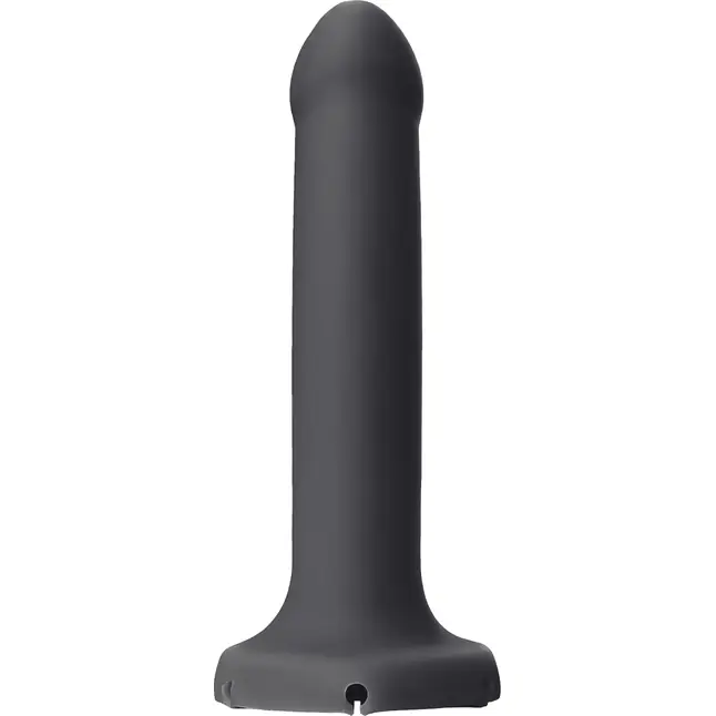 Черный фаллос с имитацией эякуляции Silicon Cum Dildo L - 19,6 см. Фотография 7.