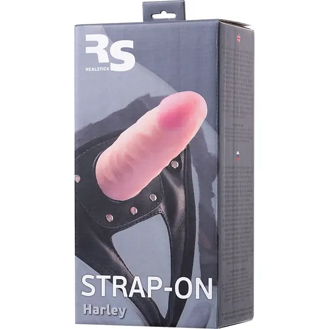 Телесный страпон на трусиках Realstick Harley - 17,3 см - RealStick Strap-On. Фотография 12.