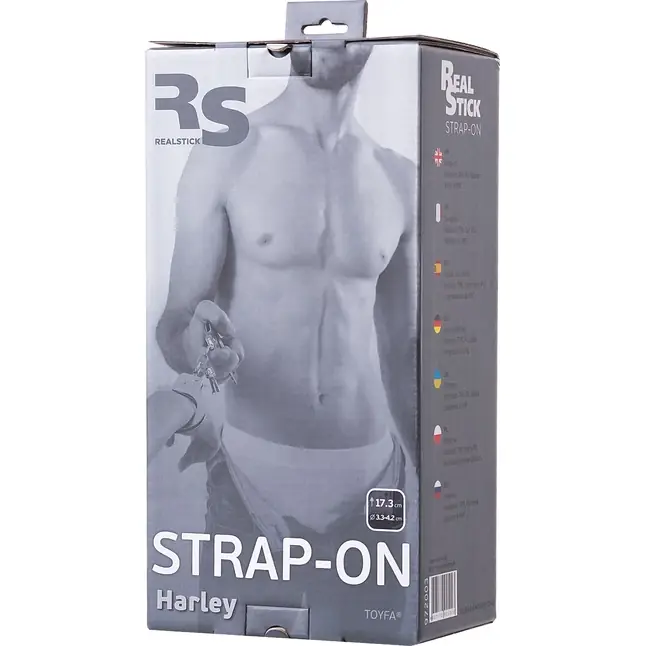 Телесный страпон на трусиках Realstick Harley - 17,3 см - RealStick Strap-On. Фотография 13.