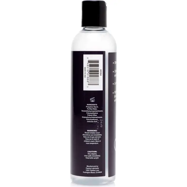 Гибридный лубрикант Passion Hybrid Water and Silicone Blend Lubricant - 236 мл. Фотография 2.