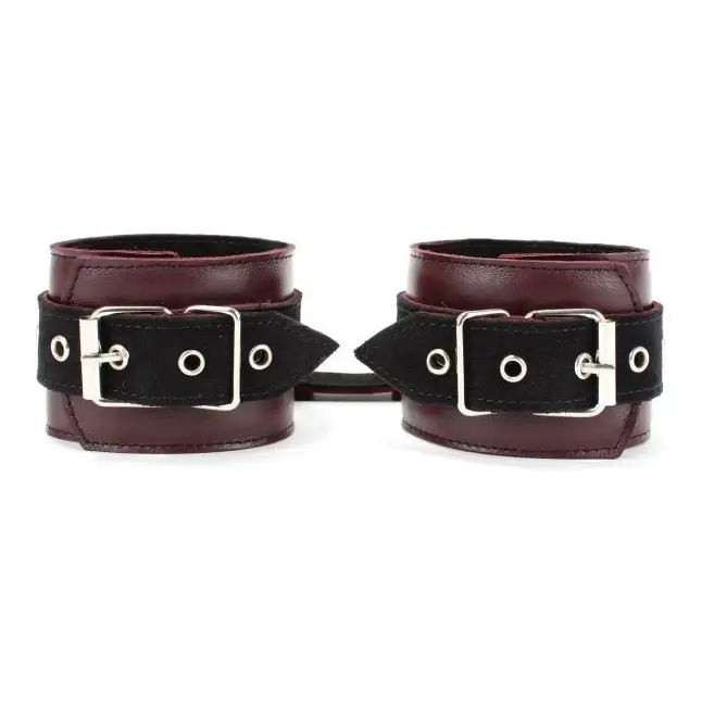 Бордовые наручники Maroon Shackles Of Hands - Lady s Arsenal. Фотография 5.