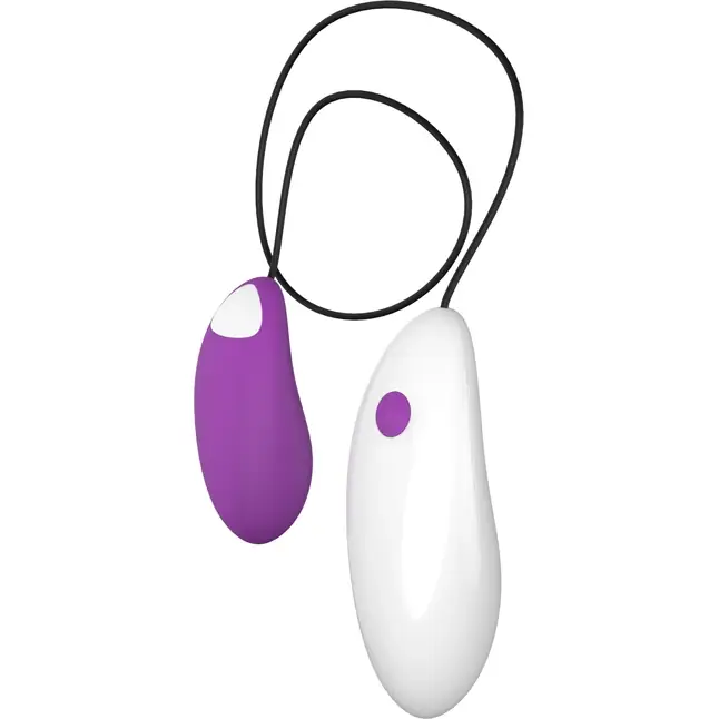 Фиолетовое виброяйцо WIRED LOVE EGG - Pleasure Balls   Eggs
