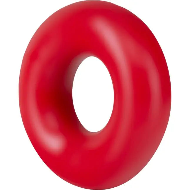 Набор из 2 красных эрекционных колец DONUT RINGS OVERSIZED - Stay Hard. Фотография 4.