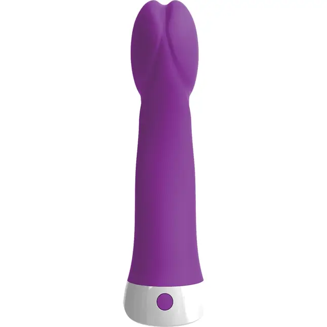 Фиолетовый вибромассажер Wall Banger G - 19,3 см - 3Some