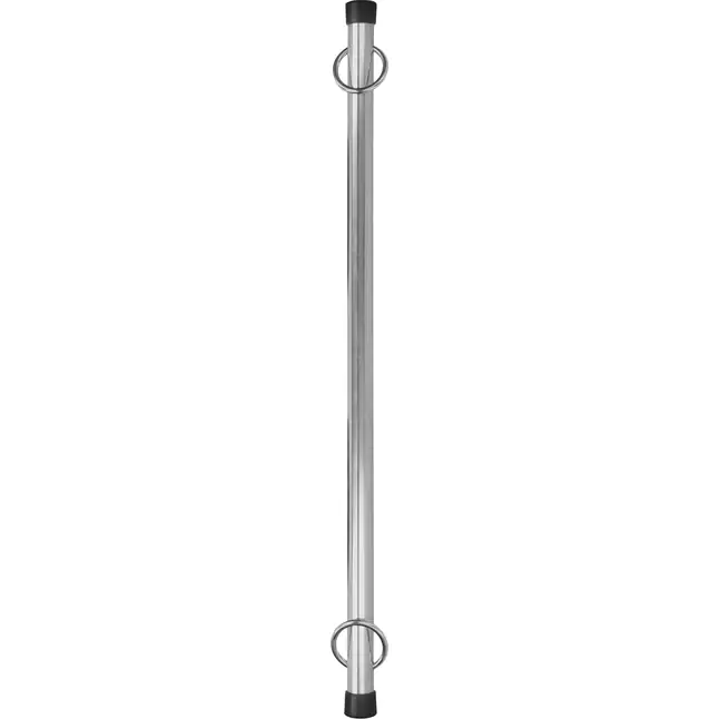 Черные поножи с распоркой Luxury Spreader Bar - Ouch!. Фотография 6.