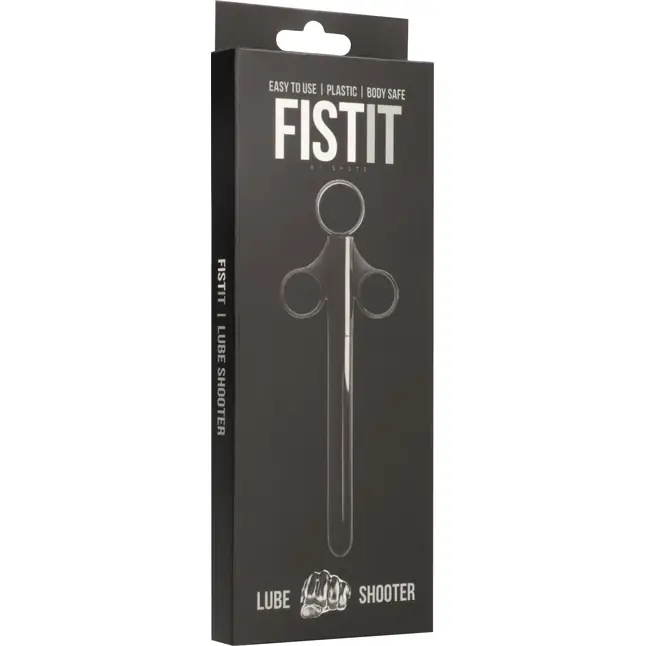 Черный шприц для введения лубриканта Lube Shooter - Fist It. Фотография 3.