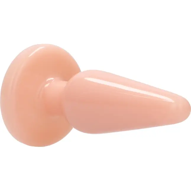 Телесная коническая анальная пробка Basic 5 Inch - 12,7 см - Plug   Play. Фотография 2.