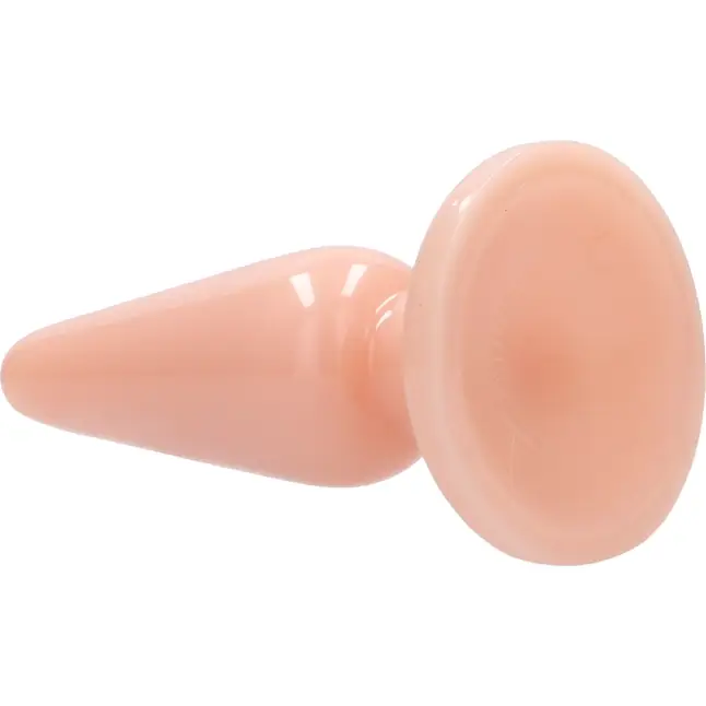 Телесная коническая анальная пробка Basic 5 Inch - 12,7 см - Plug   Play. Фотография 3.