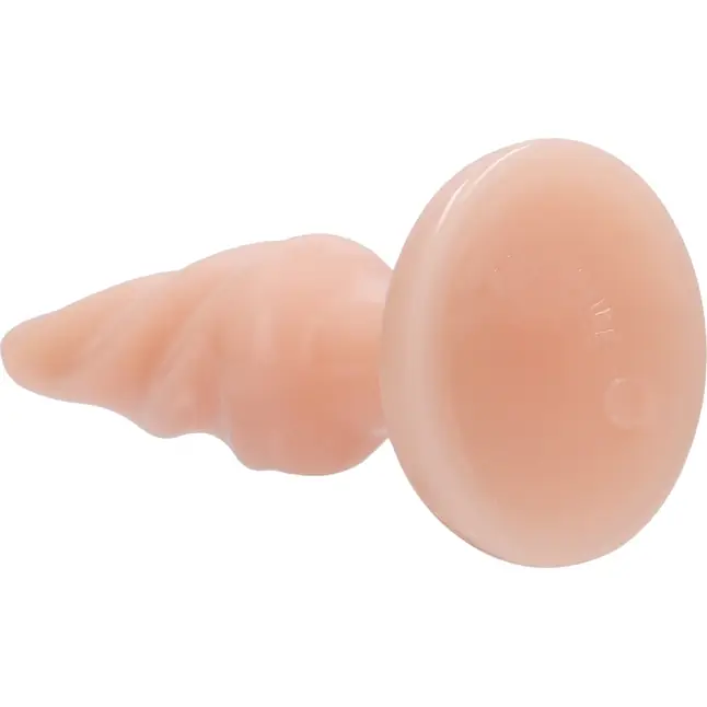 Телесная витая анальная пробка Rounded 5 Inch - 12,7 см - Plug   Play. Фотография 3.