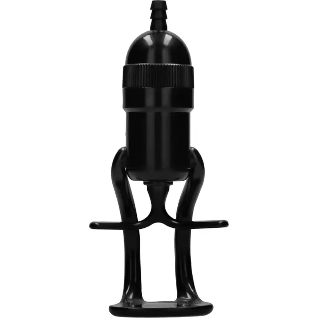 Черная вакуумная помпа для мужчин с насосом в виде поршня Deluxe Beginner Pump - PUMPED. Фотография 6.