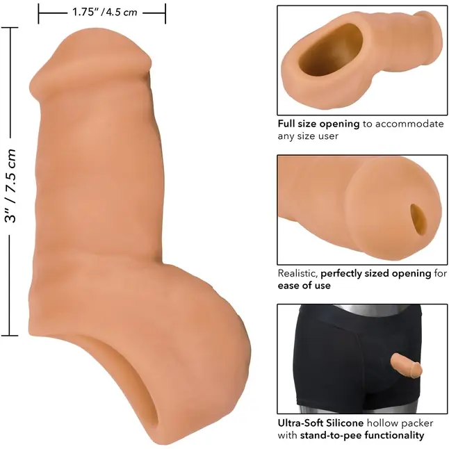 Фаллоимитатор для ношения Packer Gear Ultra-Soft Silicone STP Packer. Фотография 9.