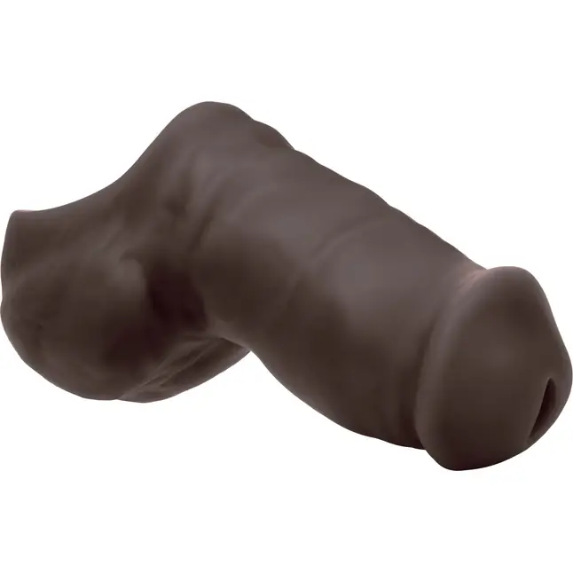 Чернокожий фаллоимитатор для ношения Packer Gear Ultra-Soft Silicone STP Packer. Фотография 2.