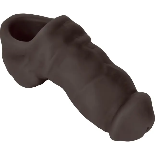 Чернокожий фаллоимитатор для ношения Packer Gear Ultra-Soft Silicone STP Packer. Фотография 4.