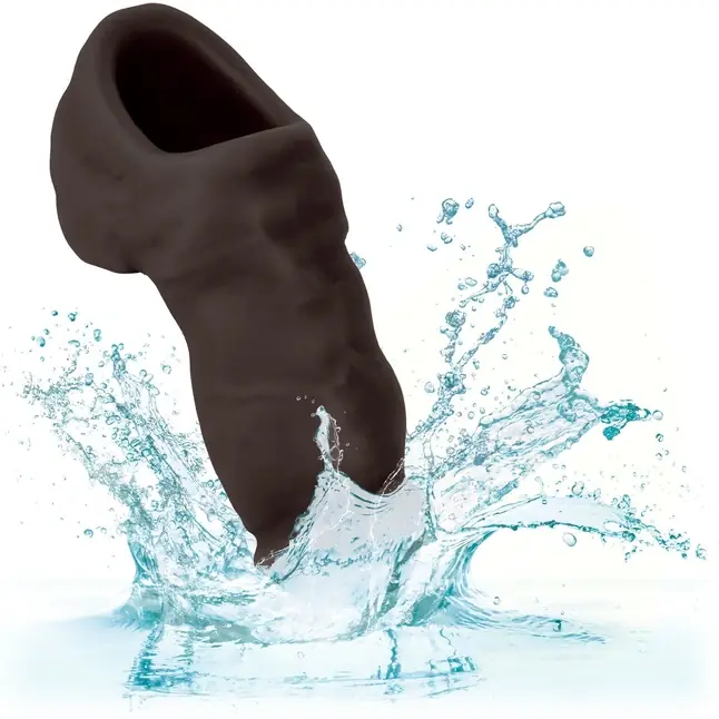 Чернокожий фаллоимитатор для ношения Packer Gear Ultra-Soft Silicone STP Packer. Фотография 8.