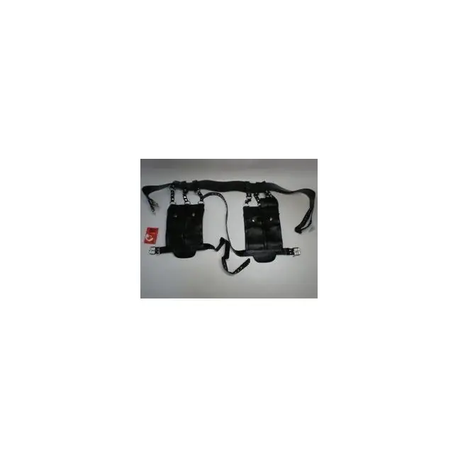 Черные набедренные карманы-ранцы - BDSM accessories