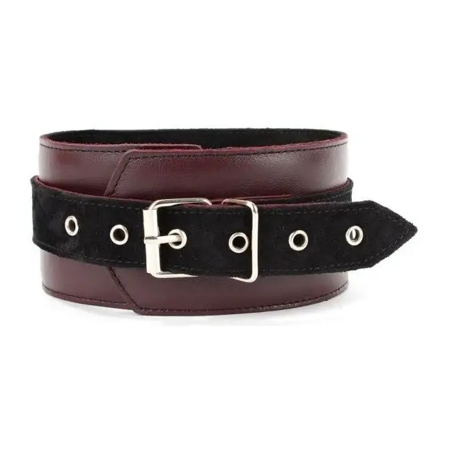 Бордовый ошейник Maroon Collar On The Strap - Lady s Arsenal. Фотография 2.