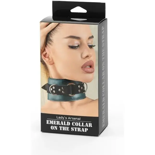 Изумрудный ошейник Emerald Collar On The Strap - Lady s Arsenal. Фотография 4.