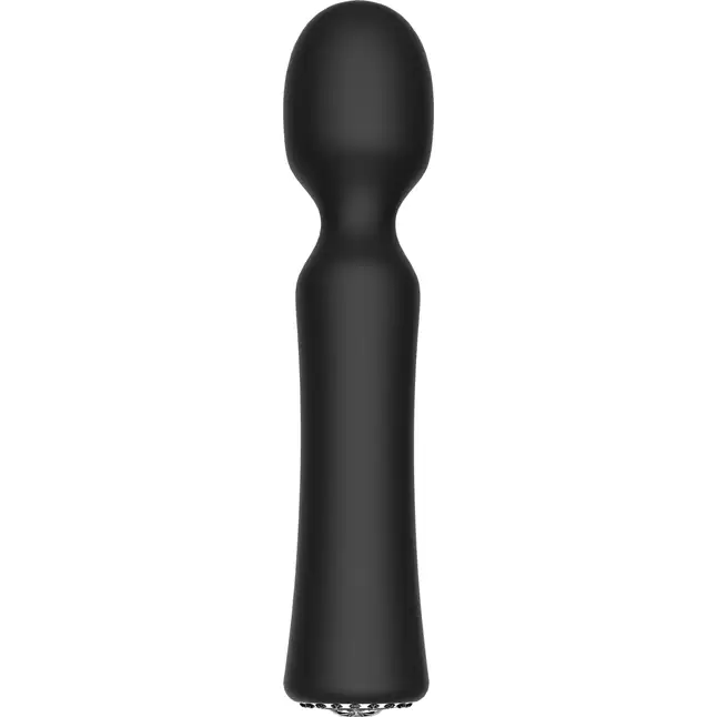 Черный универсальный массажер Wand Pearl - 20 см - Discretion