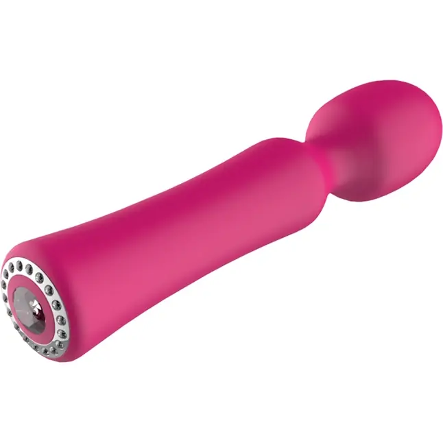 Розовый универсальный массажер Wand Pearl - 20 см - Discretion. Фотография 6.