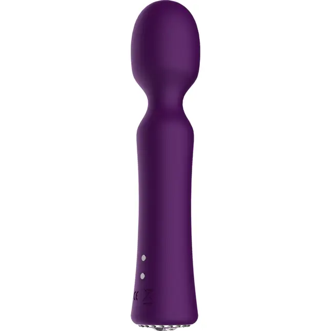 Фиолетовый универсальный массажер Wand Pearl - 20 см - Discretion. Фотография 3.