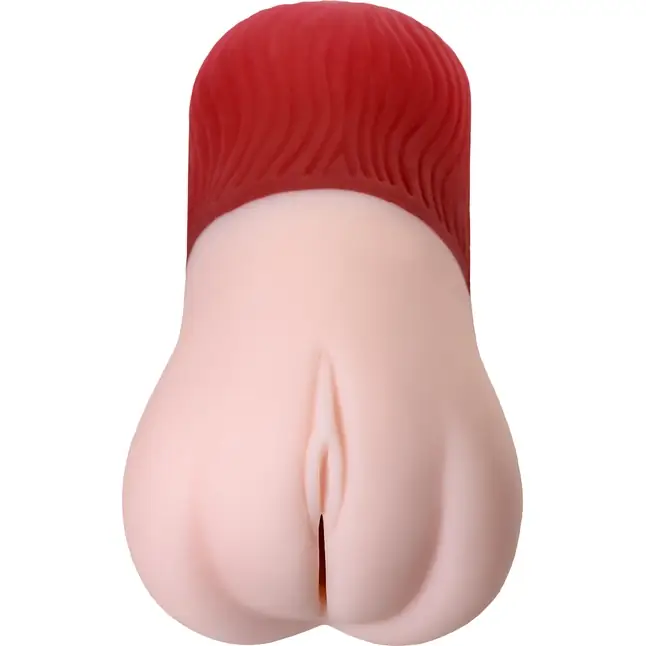 Телесный реалистичный мастурбатор с выпадающей маткой Gokusai Uterus. Фотография 2.