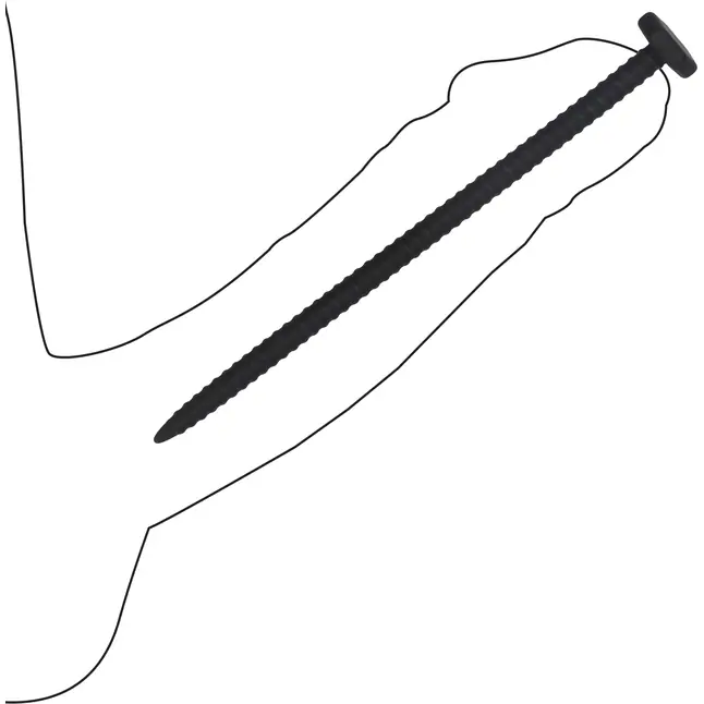 Набор из 3 черных стимуляторов уретры Silicone Screw Plug Set - Ouch!. Фотография 4.