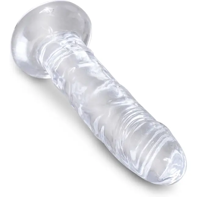 Прозрачный фаллоимитатор King Cock Clear 6 Cock - 18,4 см - King Cock Clear. Фотография 3.