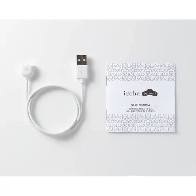 Белый вибромассажёр Temari Kaze - IROHA Vibrators. Фотография 4.