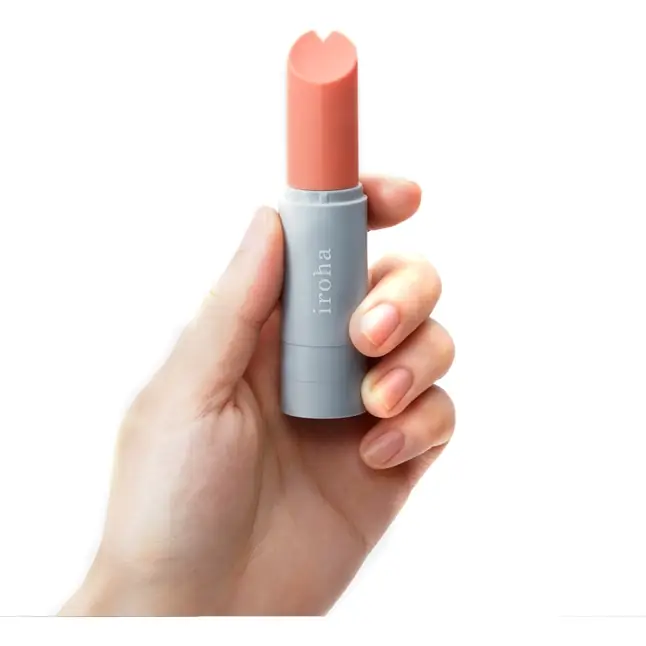 Вибратор в форме оранжевой помады IROHA Stick - IROHA Vibrators. Фотография 5.