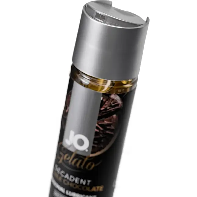 Лубрикант с ароматом шоколада JO GELATO DECADENT DOUBLE CHOCOLATE - 120 мл - JO Gelato. Фотография 5.