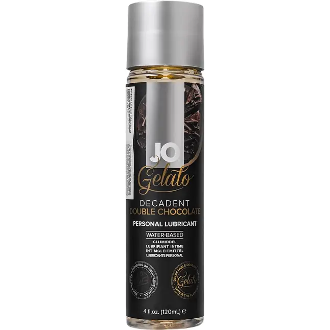Лубрикант с ароматом шоколада JO GELATO DECADENT DOUBLE CHOCOLATE - 120 мл - JO Gelato
