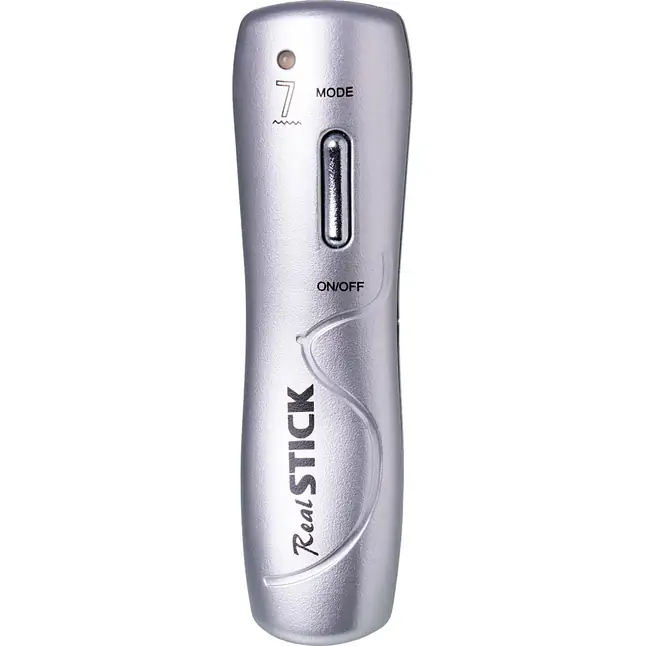 Коричневый вибратор-реалистик на присоске с пультом ДУ - 21 см - RealStick Elite Mulatto. Фотография 8.