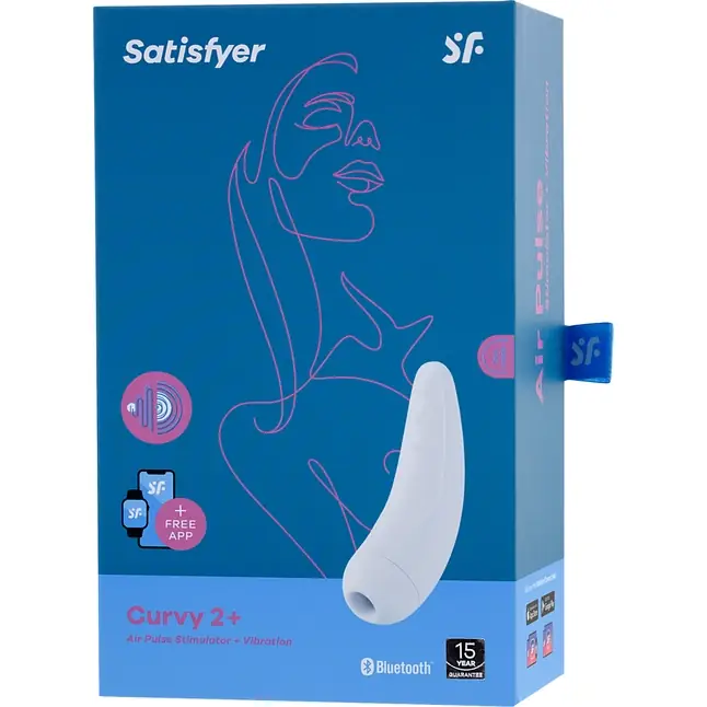 Белый вакуум-волновой стимулятор Satisfyer Curvy 2. Фотография 13.