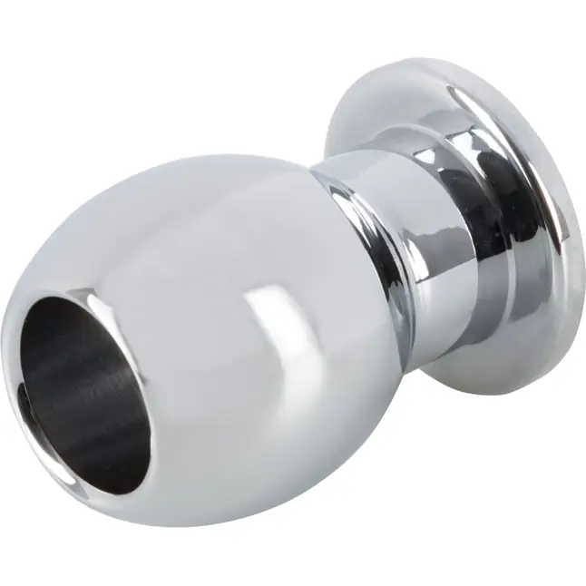 Алюминиевая анальная пробка с тоннелем Lust Tunnel Plug - 6,5 см - You2Toys. Фотография 2.