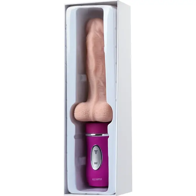 Реалистичный вибратор Ailighter Telescopic Lover - 27,1 см. Фотография 7.