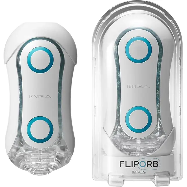 Мастурбатор Tenga Flip ORB Blue Rush - FLIP Series. Фотография 2.